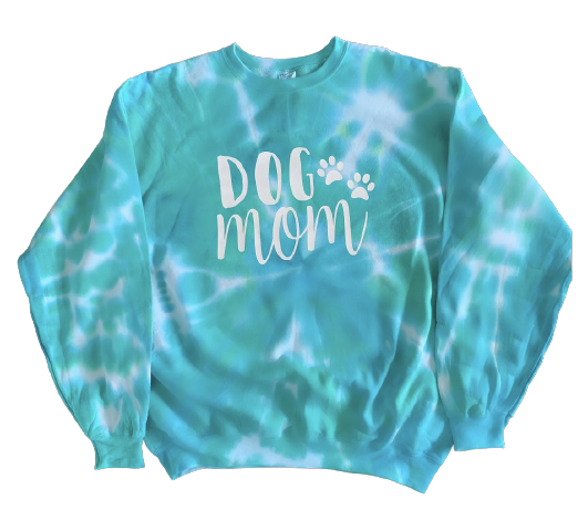 Dog Mom Tie Dye Sweatshirt