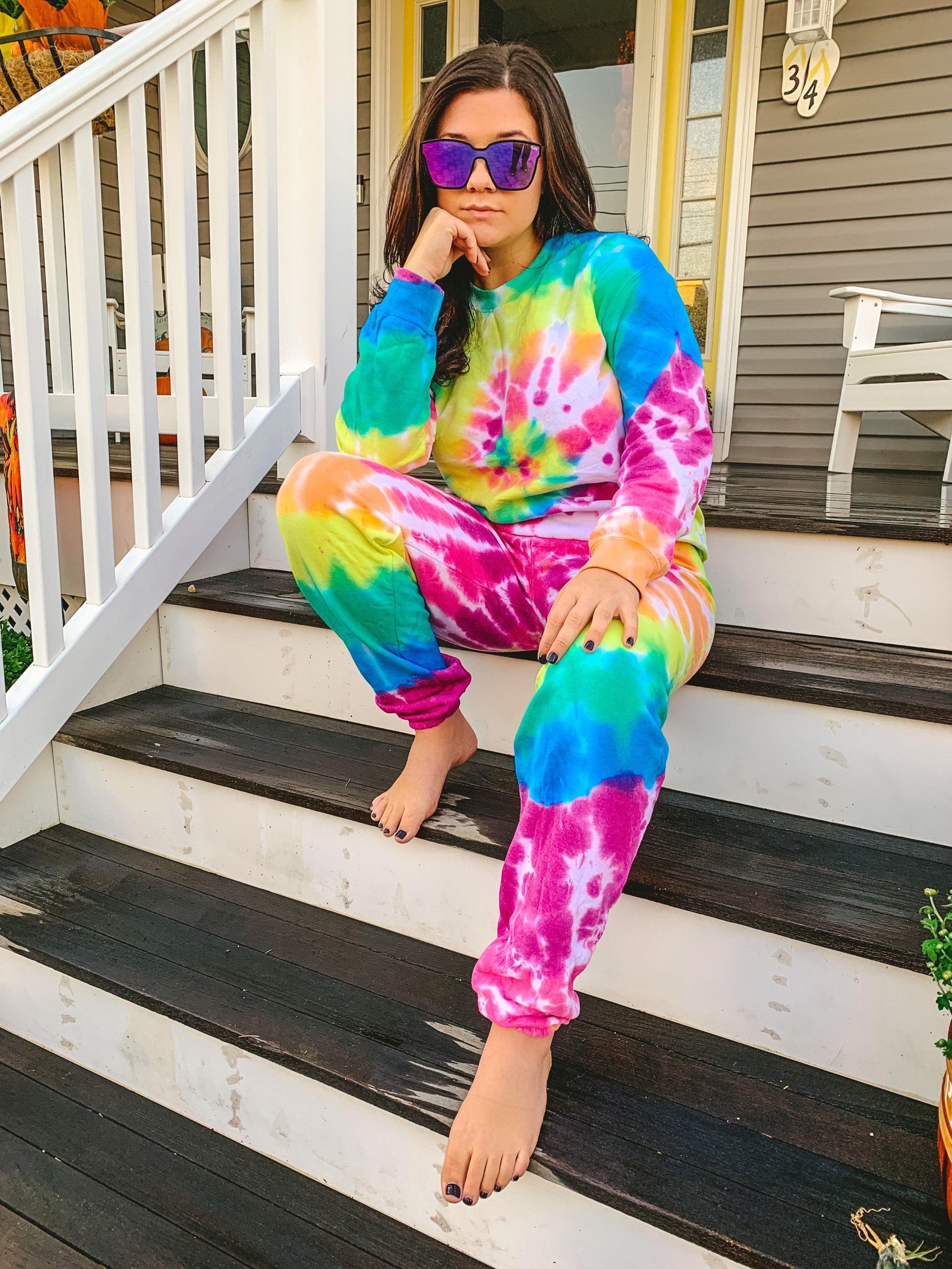 Tie Dye Sweatsuit (crewneck) – Jersea Couture1