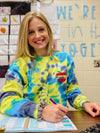 Personalized Teacher Name Tie Dye Sweatshirt